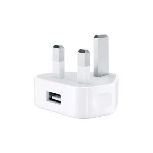 Official Apple UK Plug 5W USB Mains Charger - White