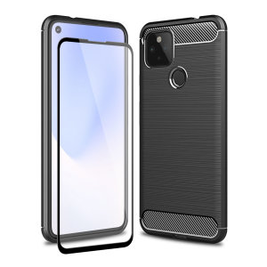Don't compromise on your Google Pixel 4a 5g safety with this black, rugged case from Olixar. The case looks good, offers 360 degree protection and even comes with a tempered glass screen protector. Feel safe with Olixar.