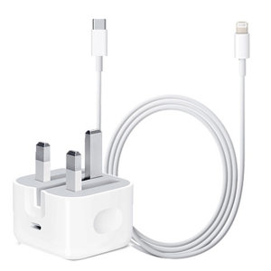 Official Apple 20W iPhone 11 Fast Charger & 1m Cable Bundle