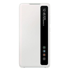Official Samsung Galaxy S20 FE Clear View Cover - White