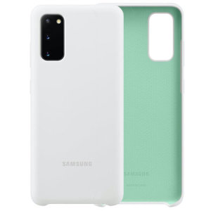 Official Samsung Galaxy S20 FE Silicone Cover - White