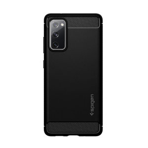 Spigen Samsung Galaxy S20 FE Rugged Armor Case - Matte Black