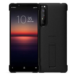 The Official Sony Style Cover Case with Kickstand for the Sony Xperia 5 II in Black, has shock absorbing technology to protect from impacts from any angle. With a slim build and no extra bulk, this case fits perfectly in your hand.