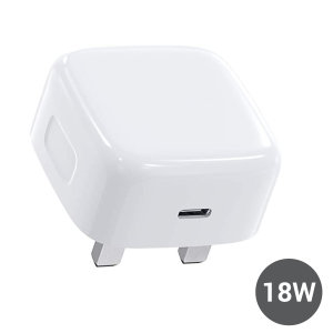 At 18W, this UK plug is PD compatible, making it significantly faster than the typical 5W. This allows it to charge your tablets, smartphones and more to 50% in around 30 minutes! Power up quickly and powerfully using the USB-C 18W UK Wall Charger.