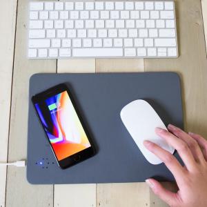 Kikkerland Qi Wireless Charging Mouse Pad - Grey