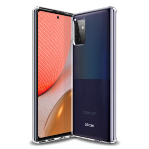 WeiCase Silicone Coque Compatible avec Samsung Galaxy A72 Transparent Etui Sables Mouvants avec Collier chaîne de téléphone à lanière réglable Case avec Samsung Galaxy A72 