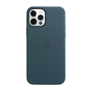 Custom moulded for the iPhone 12 Pro Max, this Official Apple sleek Blue Genuine Leather Case contains a magnetic ring allowing MagSafe accessories and chargers to easily snap on the back, as well as excellent protection against lifes little accidents.