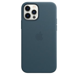 Custom moulded for the iPhone 12 Pro, this Official Apple sleek Baltic Blue Genuine Leather Case contains a magnetic ring allowing MagSafe accessories and chargers to easily snap on the back, as well as excellent protection against lifes little accidents.