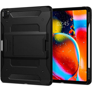 The Spigen Tough Armor in Black is the new leader in lightweight protective cases. The new Air Cushion Technology corners reduce the thickness of the case while providing optimal protection for your iPad Pro 11 inch 2020 edition.