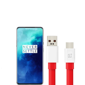Official OnePlus 7T Pro Warp Charge USB-C Charging Cable 1m - Red