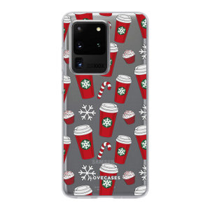 LoveCases Samsung Galaxy S20 Ultra Gel Case - Christmas Red Cups