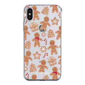 LoveCases iPhone XS Gel Case - Christmas Gingerbread