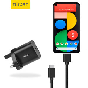 Olixar Google Pixel 5 20W USB-C Fast Mains Charger & 1.5m Cable