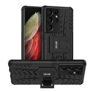 Olixar ArmourDillo Samsung Galaxy S21 Ultra Protective Case - Black