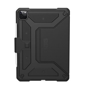Protect your new iPad Air 4 2020 with this feather light, sleek, black UAG Metropolis Case. This stunning case has an adjustable stand for watching movies, an Apple pencil holder and offers 360 degree protection from lifes little accidents.