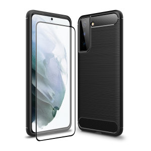 Olixar Sentinel Case & Glass Screen Protector - For Samsung Galaxy S21 Plus