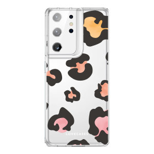 LoveCases Samsung Galaxy S21 Ultra Gel Case - Colourful Leopard