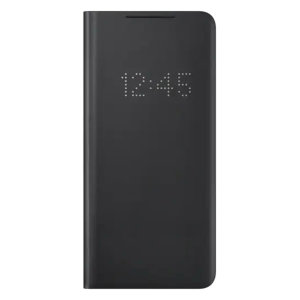 Official Samsung Galaxy S21 Ultra LED View Cover Case - Black