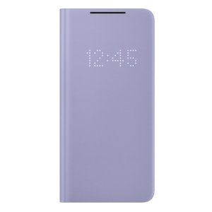 Official Samsung Galaxy S21 Plus LED View Cover Case - Violet