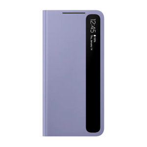 Official Samsung Galaxy S21 Clear View Cover Case - Violet