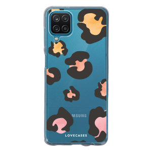 LoveCases Samsung Galaxy A12 Gel Case - Colourful Leopard