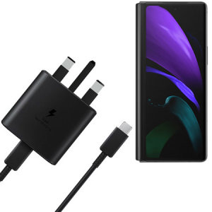 Official Samsung Z Fold 2 5G 45W  Wall Charger & USB-C to C 1m Cable