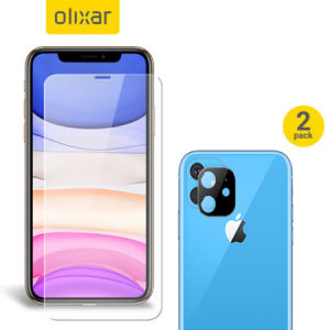 Olixar iPhone 11 Screen Protector & 2 Pack Camera Protectors