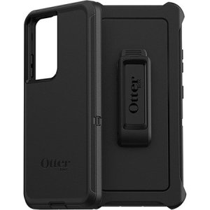 OtterBox Defender Black Tough Case - For Samsung Galaxy S21 Ultra