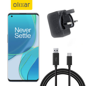 Olixar High Power OnePlus 9 Pro Charger And 1m USB-C Cable - Black