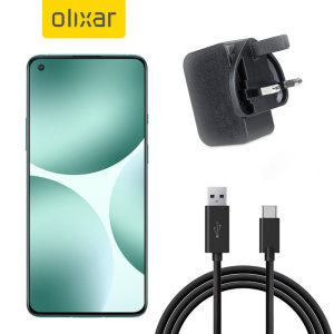 Olixar High Power OnePlus 9 Charger And 1m USB-C Cable - Black
