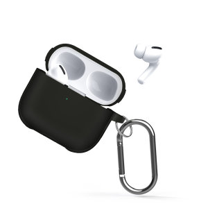Olixar Soft Silicone Apple Airpods 3 Protective Case - Black