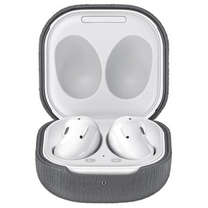 Official Samsung Galaxy Buds Pro Genuine Leather Case - Grey