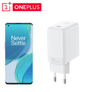 Official OnePlus 9 Pro Warp Charge 65W Fast USB-C Wall Charger - White