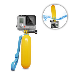 Floating Hand Grip Camera Mount For GoPro - Yellow