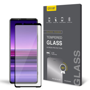, Bubble Free High Definition Full Glue Coverage 2 Pack 9H Anti-Scratch Tempered Glass Compatible with Xperia 1 III DDJ for Sony Xperia 1 III Screen Protector 
