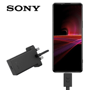 Official Sony Xperia 1 III 30W Fast Mains Charger & 1m USB-C Cable