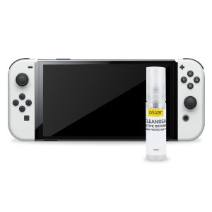 Olixar Nintendo Switch OLED 7.5ml Anti-Bacterial Liquid Screen Cleaner