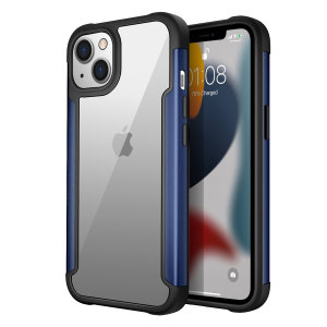 Olixar Novashield Tough Bumper Blue Case - For iPhone 13