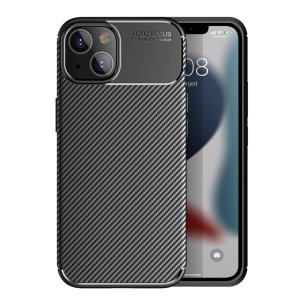 Olixar Carbon Fibre iPhone 13 Tough Case - Black