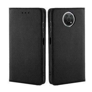 Olixar Leather-Style Nokia G10 Wallet Stand Case - Black
