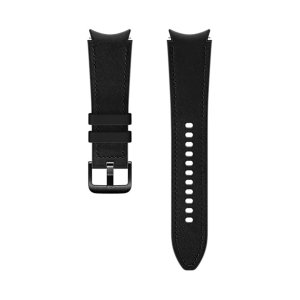 Official Samsung Galaxy Watch 4 Hybrid Leather Strap - 20mm M/L- Black