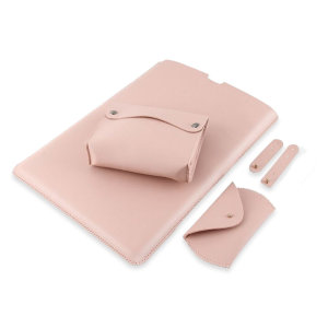 Olixar Universal Pink Laptop & Tablet Sleeve Coordinated Accessory Pack - 16"