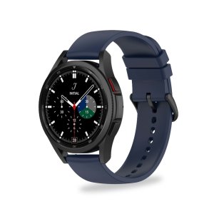 Olixar Samsung Galaxy Watch 4 Soft Silicone Strap - 20mm M/L - Navy