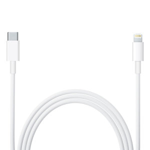 Official  iPhone 13 Pro Max Lightning to USB-C Cable - 2m - White