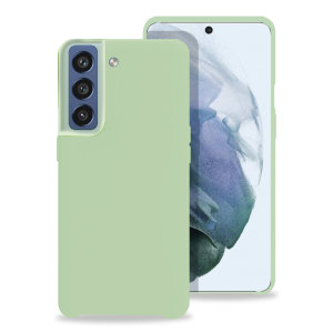 Olixar Samsung Soft Silicone Mint Green Case - For Samsung Galaxy S21 FE