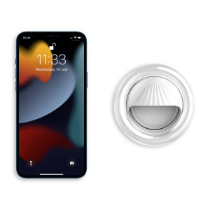 Olixar iPhone 13 Pro Max Clip-On Selfie Ring LED Light - White