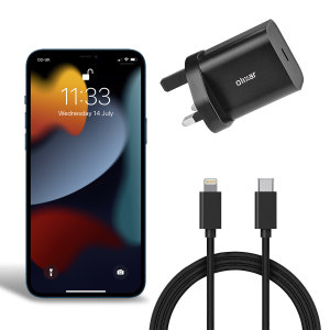 Olixar iPhone 13 Pro Max 20W Mains Charger & USB-C to Lightning Cable