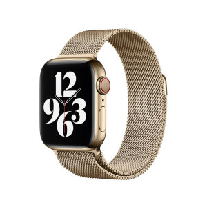 Official Apple Watch Series 7 41mm Milanese Loop - Gold