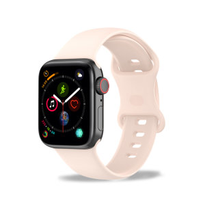 Olixar Silicone Apple Watch 44mm Strap - Pink