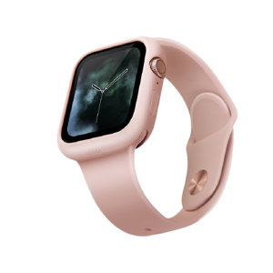 UNIQ Lino Apple Watch Series 7 41mm Silicone Case - Blush Pink